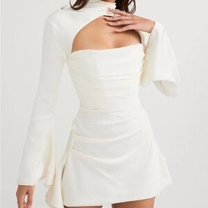 House of CB Toira Long Sleeve Sarin Corset Minidress